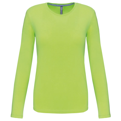 
                                            LADIES' LONG-SLEEVED CREW NECK T-SHIRT
                                            