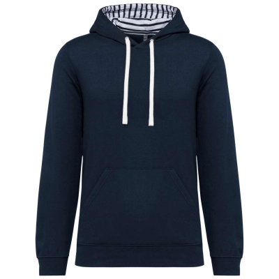 
                                            UNISEX CONTRAST PATTERNED HOODED SWEATSHIRT
                                            