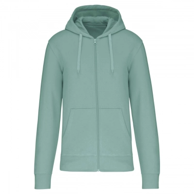 
                                            MEN'S ECO-FRIENDLY HOODED SWEATSHIRT WITH ZIP FASTENING
                                            