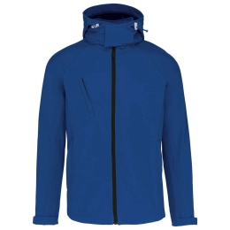 MEN'S DETACHABLE HOODED SOFTSHELL JACKET