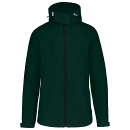 LADIES' DETACHABLE HOODED SOFTSHELL JACKET
