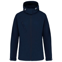 LADIES' DETACHABLE HOODED SOFTSHELL JACKET