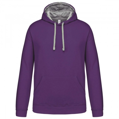 
                                            MEN'S CONTRAST HOODED SWEATSHIRT
                                            