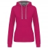 LADIES’ CONTRAST HOODED SWEATSHIRT