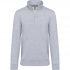 ZIPPED NECK SWEATSHIRT
