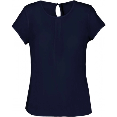 
                                            LADIES' SHORT-SLEEVED CREPE BLOUSE
                                            