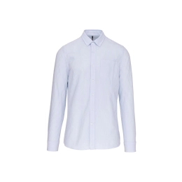 LONG-SLEEVED WASHED OXFORD COTTON SHIRT