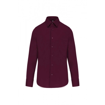 
                                                LONG-SLEEVED COTTON/ELASTANE SHIRT
                                                