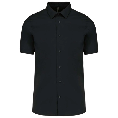 
                                            SHORT-SLEEVED COTTON/ELASTANE SHIRT
                                            