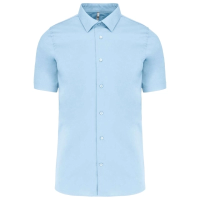 
                                            SHORT-SLEEVED COTTON/ELASTANE SHIRT
                                            