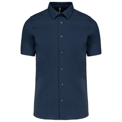 
                                                SHORT-SLEEVED COTTON/ELASTANE SHIRT
                                                