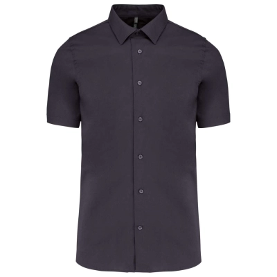 
                                                SHORT-SLEEVED COTTON/ELASTANE SHIRT
                                                