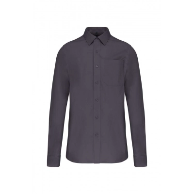 
                                                MEN'S LONG-SLEEVED COTTON POPLIN SHIRT
                                                