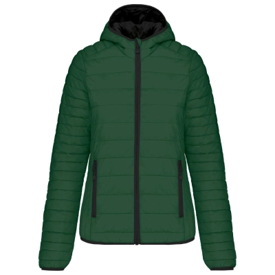 
                                                LADIES' LIGHTWEIGHT HOODED PADDED JACKET
                                                