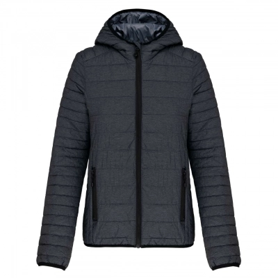 
                                                LADIES' LIGHTWEIGHT HOODED PADDED JACKET
                                                