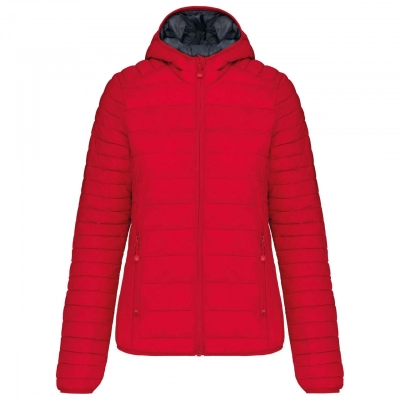 
                                                LADIES' LIGHTWEIGHT HOODED PADDED JACKET
                                                