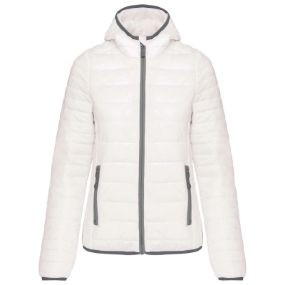 
                                                LADIES' LIGHTWEIGHT HOODED PADDED JACKET
                                                