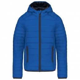 KIDS' LIGHTWEIGHT HOODED PADDED JACKET