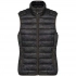 LADIES' LIGHTWEIGHT SLEEVELESS FAKE DOWN JACKET