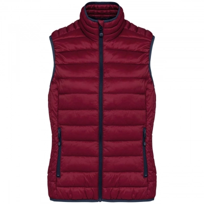 
                                                LADIES' LIGHTWEIGHT SLEEVELESS FAKE DOWN JACKET
                                                