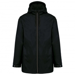 UNISEX HOODED JACKET WITH MICRO-POLARFLEECE LINING