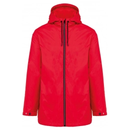 UNISEX HOODED JACKET WITH MICRO-POLARFLEECE LINING