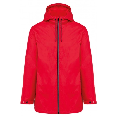 
                                                UNISEX HOODED JACKET WITH MICRO-POLARFLEECE LINING
                                                