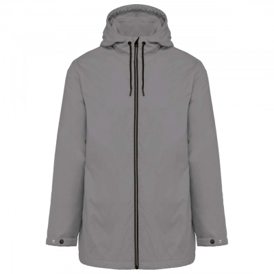 
                                                UNISEX HOODED JACKET WITH MICRO-POLARFLEECE LINING
                                                