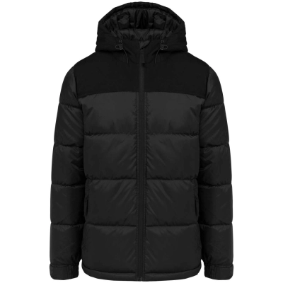 
                                                UNISEX BI-TONE PADDED JACKET WITH HOOD
                                                