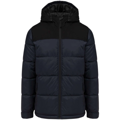 
                                                UNISEX BI-TONE PADDED JACKET WITH HOOD
                                                