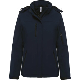 LADIES’ HOODED SOFTSHELL LINED PARKA