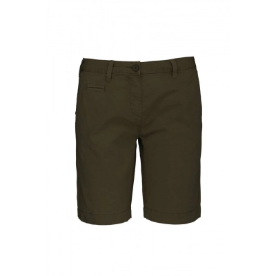 
                                            LADIES' WASHED EFFECT BERMUDA SHORTS
                                            