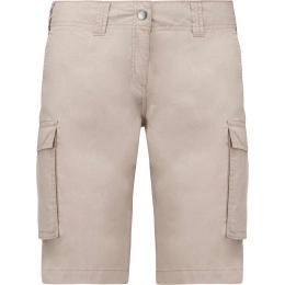 LADIES' LIGHTWEIGHT MULTIPOCKET BERMUDA SHORTS