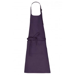 APRON WITH POCKET IN ORGANIC COTTON