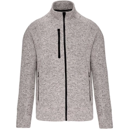 MEN'S FULL ZIP HEATHER JACKET