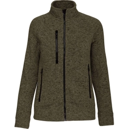 LADIES' FULL ZIP HEATHER JACKET