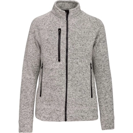 LADIES' FULL ZIP HEATHER JACKET