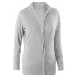 LADIES' FULL ZIP  CARDIGAN