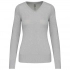 LADIES' V-NECK JUMPER