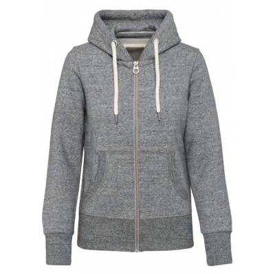 
                                            LADIES' VINTAGE ZIPPED HOODED SWEATSHIRT
                                            