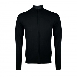 SOL'S GORDON MEN ZIPPED KNITTED CARDIGAN