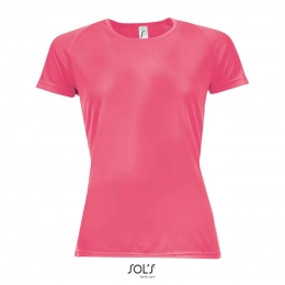 SOL'S SPORTY WOMEN - RAGLAN SLEEVED T-SHIRT
