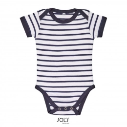 SOL'S MILES BABY - STRIPED BODYSUIT
