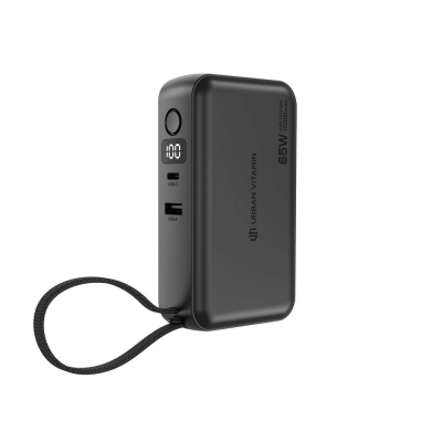 
                                                Гибридное зарядное устройство Urban Vitamin Eureka GANcharger 10000 мАч, 65 Вт
                                                