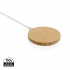 Беспроводное зарядное устройство из бамбука мощностью 15 Вт