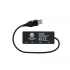 USB-хаб с двумя входами из переработанного пластика и бамбука Link RCS