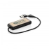 USB-хаб с двумя входами из переработанного пластика и бамбука Link RCS