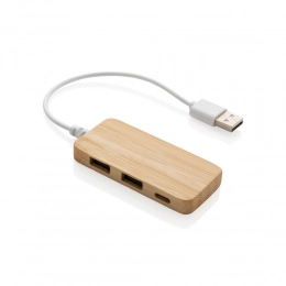 Bamboo hub with Type-C