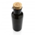 GRS RPET bottle with bamboo lid and handle
