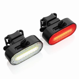 Набор велосипедных фонарей Lumino RCS из переработанного пластика с USB-зарядкой
